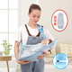 Xiao Jiejiang a choisi une sangle horizontale pour emporter un bébé pour un simple nouveau-né de bébé avec une arme magique gardée de bébé en pente inclinée pour libérer ses mains. Style turban classique bleu [0-6 mois]
