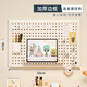 JPHZNB Lochbrettwand Wandlager Rack Schlafsaal Display Rack Hanging Board Studying Sorting Laging Partition Rack mit Rahmen verdickte 12040 cm Weiß freies Spiel Hook Design