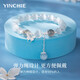 Silver Qianhui Cat Eye Stone Bracelet For Girls Moonlight Stone Bracelet pour la mode haut de gamme chinois Gift d'anniversaire de la Saint-Valentin pour petite amie Bracelet d'amant Moonlight + Sept Entrepôt / le lendemain Livraison Boîte-cadeau Rose / Valentin Girl Girl Girl For Wife / Mother's Fay Gift