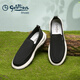 Chaussures en tissu doré