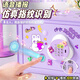 Regalos de cumpleaños para niñas de Beichuzhong Piggy Bank para niñas de 7 a 14 años de edad para niñas de 3-6-10 años estudiante de escuela primaria 8-12 lila morada [huella digital + contraseña + llave + efecto de sonido de simulación bilingües] Caja de regalo de carga de cobertura