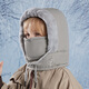Yishi Winter Chauffle Lei Feng Hat à la protection de l'oreille pour femmes et la protection contre l'oreille en polaire épaissie du masque à froid Chapere intégré du chapeau de cyclisme imperméable
