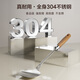 Shuwushuo 304 stainless steel spatula, cooking spatula, ebony handle iron pot, stainless steel pot, cast iron pot, special spatula to prevent scalding