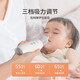 YEEHOO electric nasal aspirator for newborn babies and toddlers, children's nose-clearing tool, baby sucks snot and excrement, white
