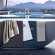 Kangerxin five-star hotel floor towel pure cotton bathroom floor towel full cotton water-absorbing household floor mat at the bathroom door Peacock blue 75cm*45cm 1 piece