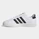 Adidas Männerschuhe Freizeitschuhe Frauenschuhe Sommer Neue Sportschuhe Grand Court 2.0 Mode und vielseitige Low-Top-Schuhe GW9195/Weiß 41 (255 mm)