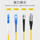TIMON Telecom-grade fiber optic jumper LC-LC (UPC) single-mode single-core transceiver pigtail low smoke halogen-free environmentally friendly home fiber cable 3 meters TM-GSM-LCLC3M