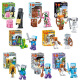 Madonna Minecraft Blocks Iron Golem Ending Steve Small Doll Toys Minecraft 40 caracteres Bolsa de recolección de mascotas