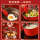 Didinika Baby ergänzendes Futtertopf Milch Topf Nicht-Stall-Pfanne BRINING CERAMIC MULTI-FUNKTION BABY MILK POT BRINING PAN Dragon Style über 6 Monate
