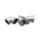 Jinniu Pipe Industry Plastic Lined Malleable Steel 90 Elbow Specifications DN65 Gray DN65 Malleable Steel