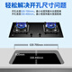 Sakura (SAKURA) 23 cubic range hood household side suction range hood stove set automatic cleaning and free washing intelligent wave sensing smoke stove set default natural gas JC01+B9209 [Smoke Stove Two-piece Set]
