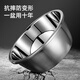 Newair thickened stainless steel basins, home rice basins, kitchen baking egg basins and basins, soup basins, vegetable basins