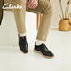 Clarks Brandin -Serie Herrenschuhe Leicht gepolsterte geschäftliche geschäftliche formale Lederschuhe Klassiker Retro Derby Schuhe Schwarz 261793827 42