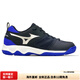 Mizuno Dynablitz non-slip and wear-resistant badminton low-top training shoes for men and women, blue and white 40.5