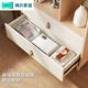 Lin's home bookcase Nordic bookshelf floor-standing wall storage cabinet storage cabinet MQ4X-A 0.8m bookcase