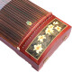 Dunhuang brand Dunhuang Guzheng 694PP floating light and colorful mahogany solid wood performance professional level 10 exam national color agarwood painted piano 694PP cloud skirt with dew (full set of gift packs)