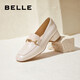 Belle Commuter Loafers Женщины овечья кожа тиснена