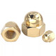 Tianzhuo Hardware national standard pure copper cap nut household decorative cap copper cap nut cap nut M3M4M5M6M8-M20mm M8-5 only