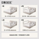 BeiE Rainbow Curved Bed Fence Baby Baffle Safety Guardrail Children's Bed Anti-Fall Bedside Railing No Punching BeiE Rainbow [Return-shaped feet Aircraft aluminum column] 1.8*2.0*2.0m [three sides]