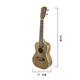 
Six-Beautiful Ukulele Adult Children Beginner Ukulele Full Vane 21/23-inch Small Guitar Four-Stringed Piano 21-inch Brown