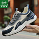 Heni Paul men's shoes high-end brand cowhide casual dad shoes men's 2025 new sports shoes soft sole non-slip leather shoes versatile blue leather face 9913 41 (255mm) sports shoes size