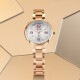 
CITIZEN xC series photodynamic energy powder-plated gold fashion business casual calendar women's watch for girlfriend EC1047-57A