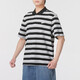 
Nike (NIKE) short-sleeved men's summer new sportswear lapel POLO shirt knitted breathable sports T-shirt FN3897-010 FN3897-010/black and gray stripes XL