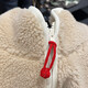 Nike (Nike) jacket men's 2025 spring new imitation lamb velvet outdoor fitness sportswear warm and comfortable stand collar casual clip FZ6194-126 light khaki new year model L