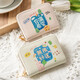 Changyin 9-card small card bag, short coin wallet, fresh and multi-card card storage bag, thin cute small wallet, Ping Anxie Card change integrated bag, 9 card slots + 2 change boxes