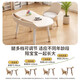 Peanut table can be raised and lowered, adjustable study table, student sofa, baby game toy, cartoon sofa, student table and chair. Nuanyangmi Peanut table-upgraded with pen holder