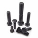 Jishuo M24/M27-72 GB5782 black external hexagonal screws 8.8 grade high strength external hexagonal bolts M27*170