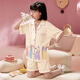Mannido filles pyjamas d'été coton pur petite fille new enfants vêtements de maison bébé cardigan shorts shorts combinais