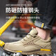 Huilijun Labour Protection Shoes Herren Stahlbox Anti-Smash Anti-Puncture Anti-Odor-Schweißschuhschuhe Anti-Rutsch atmungsaktivem leichten Baustellen Schutzschuhe 692 Karten 42