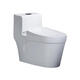 Wall row toilet rear drainage side row type small apartment left and right row horizontal row large diameter direct flush household toilet toilet small apartment type snow crystal nano glazed wall row type other/other