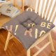 Silla de cojín engrosada promocional Cojín Bulto Otoño espesado e invierno Silla de oficina general de estudiante Gray-Side-Short-Short Grey 3893 Universal Modelo 40*40 cm