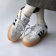 adidas Adidas Clover Women's Shoes New Summer Sports Shoes Fashion Retro Casual Shoes Sneakers Low Top Shoes JI1349 White and Black T-Teen Training Shoes 38