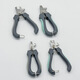 Sanqihu pet nail clippers for dogs and cats stainless steel puppy nail clippers beauty cleaning supplies anti-splash nail clippers gray-small pet nail clippers
