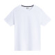 Baleno round neck solid color thin breathable loose couple versatile T-shirt 8890228401W white M