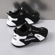 
tew tea collection men's shoes dad shoes men's sports shoes bags and casual shoes 2024 new couple thick sole height-enhancing shoes 898 leather black and white 36