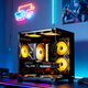 ASUS family bucket 13400F/14600KF/RTX5060 independent display sea view room assembly computer game e-sports live rendering design desktop host DIY complete machine I5 12400F+RTX3050 | Special price