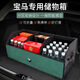 宝马12357系X1X2X3X4X5X6IX3I3I4车载后备箱收纳箱储物盒 大号马鞍棕+宝马标