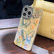 鹿途者 DEERWALKins蓝光水钻蝴蝶适用苹果15pro max手机壳iphone13腕带链条11新款12高级感小众14promax网红保护套 蓝光水钻蝴蝶+手链 iPhone 13