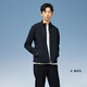 Rapido plus velvet men's autumn and winter business casual jacket stand collar sports jacket CN4976G06 navy blue XL 180/96A