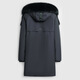 NLMN Winter Winter Wind Fur Integrated Mink Inner Inner Inner For Men's Casco Europeo y American Coat Europeo y American Gris L