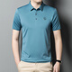 AJGNEAMAIN意大利轻奢高档男装夏季短袖POLO衫无痕商务休闲半袖纯色男士上衣 9859浅绿【无痕免烫抗皱】 XL 180/52【建议130-150斤】