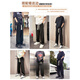 BAA AND BAA draped pants men's spring and summer trendy brand loose straight wide-leg pants 2025 new men's casual ice silk trousers black C138-OPX 2XL [Suggested 140-160Jin [Jin equals 0.5 kg]]