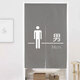 Jingxun bathroom door curtain no punching half curtain partition curtain telescopic rod bathroom toilet curtain 85*120cm
