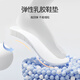 
SEVEN ONLY OLINE second-generation rainbow bean shark children's rain boots girls anti-slip infant baby rain boots girls water shoes blue 15 0 inner length 15cm [foot length about 14.5 wear]