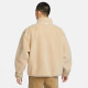 Nike (NIKE) jacket men's clothing Spring 2025 CNY Dragon Year limited new three-hook imitation lamb standing collar sports casual clothing FZ6194-126 milk tea color L