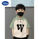 Disney Pure Cotton Polo-Hemd Kurzärärmelte T-Shirt für Kinder Sommer Neue mittelgroße Kinder LOSSEN LOSSEN TOPPE